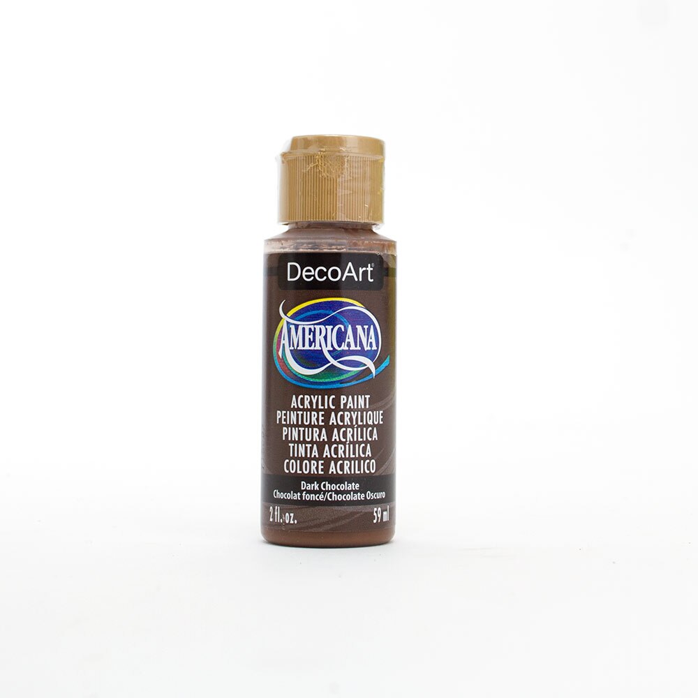 DecoArt, Americana, Acrylic, Paint, 2oz, Dark Chocolate